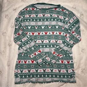 Little Sleepies x Disney Mickey Holiday Pajama Top – Size XL